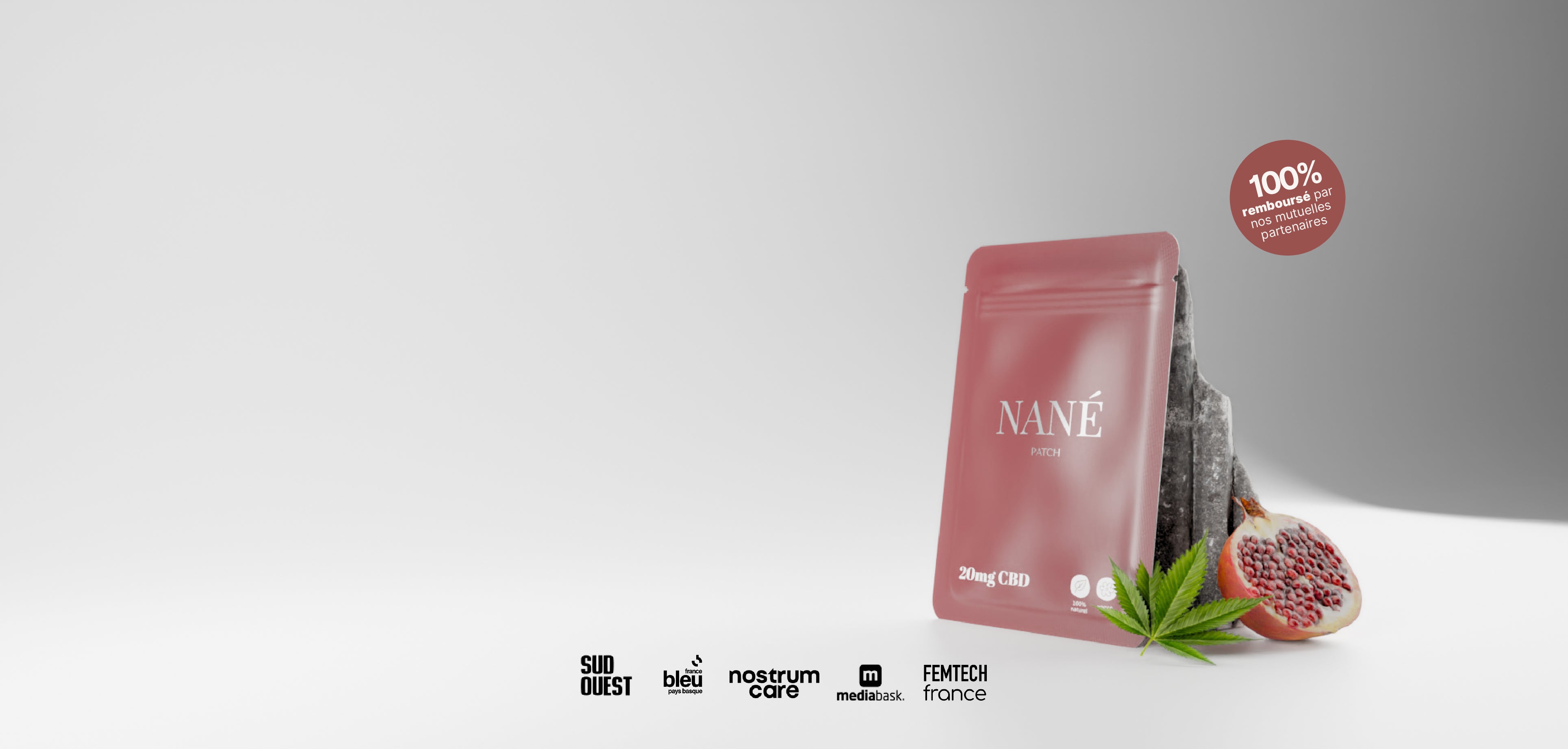 Parche de CBD Dane para el alivio natural del dolor menstrual