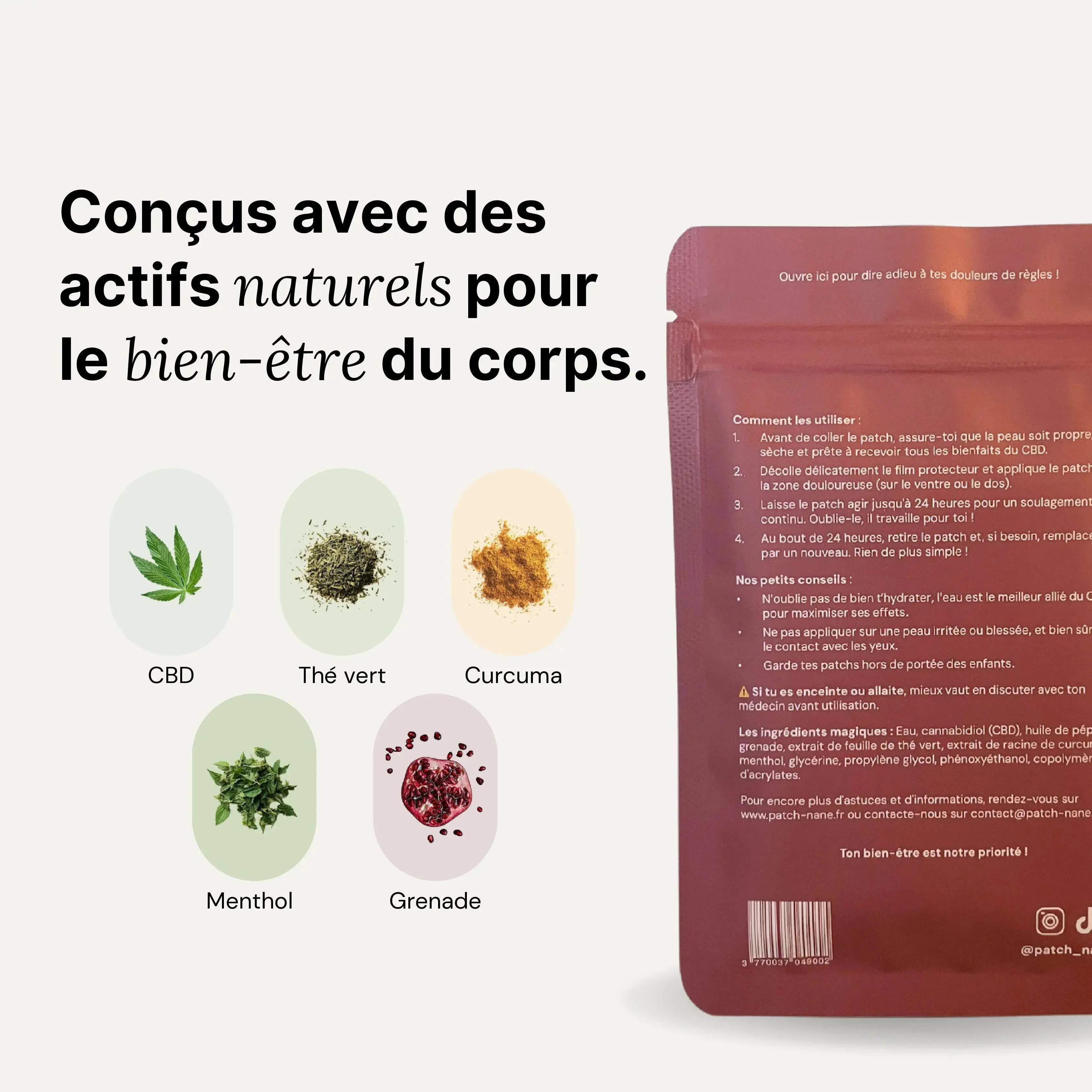 Le Patch Nané | Finis les douleurs de règles NANÉ