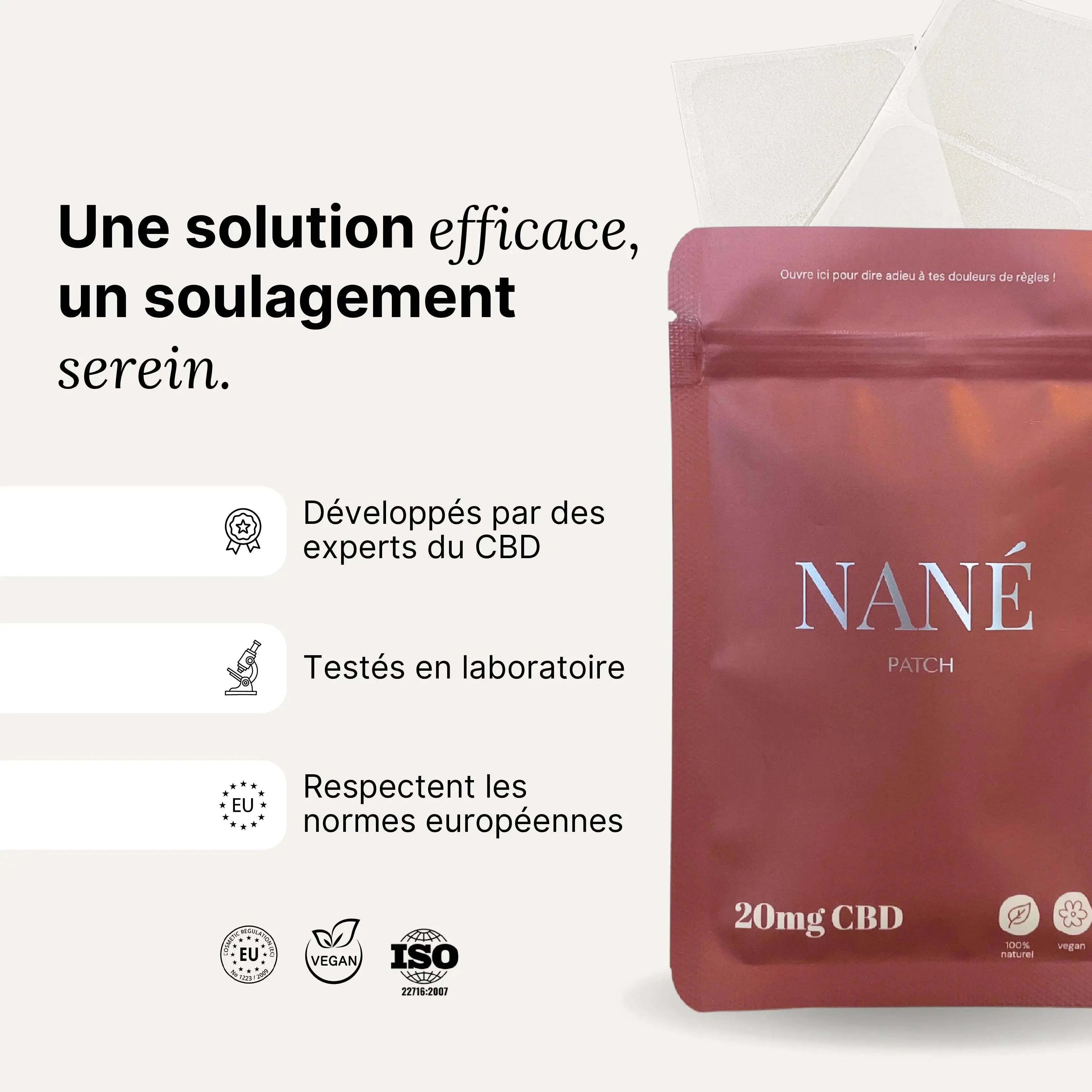 Le Patch Nané | Finis les douleurs de règles NANÉ