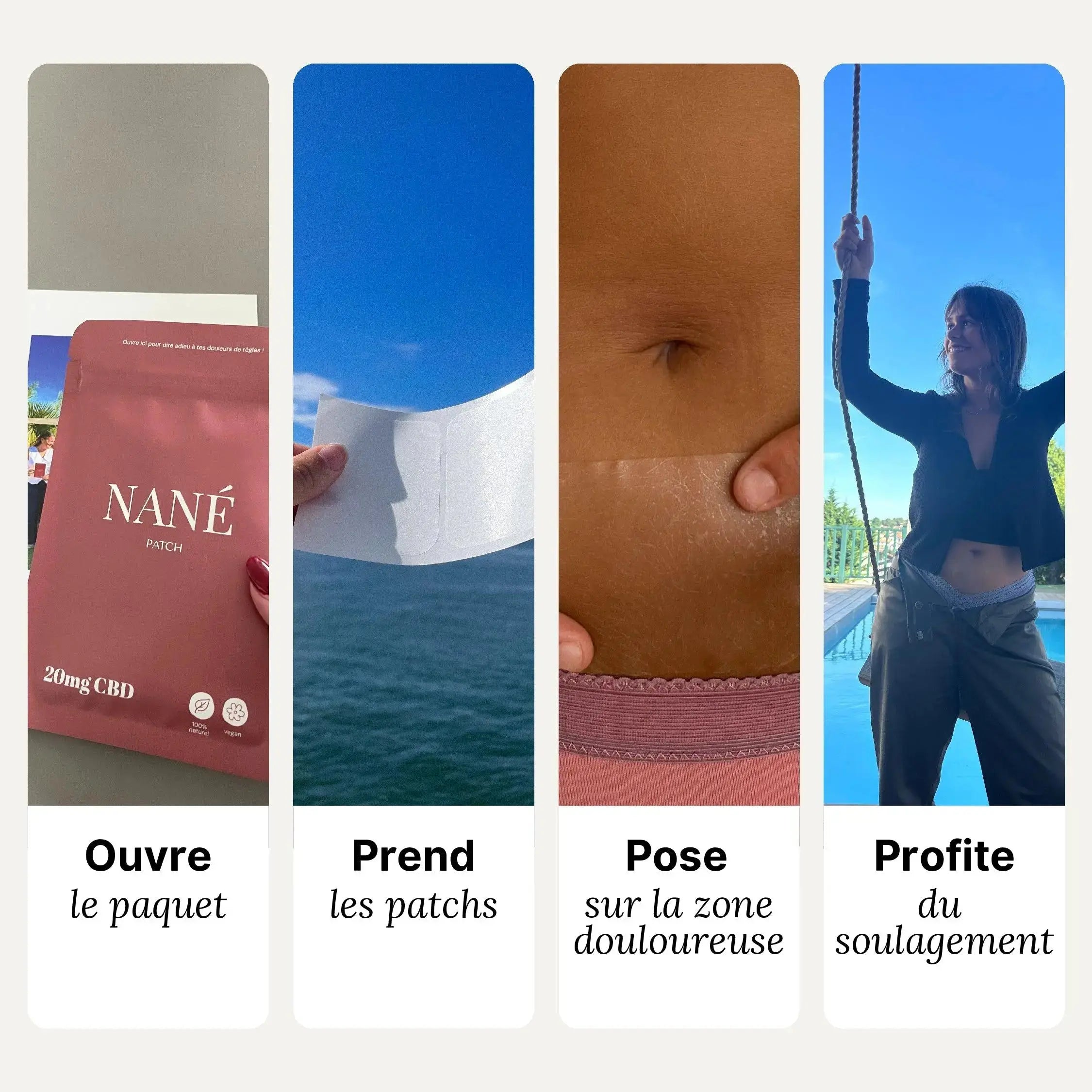 Le Patch Nané | Finis les douleurs de règles NANÉ